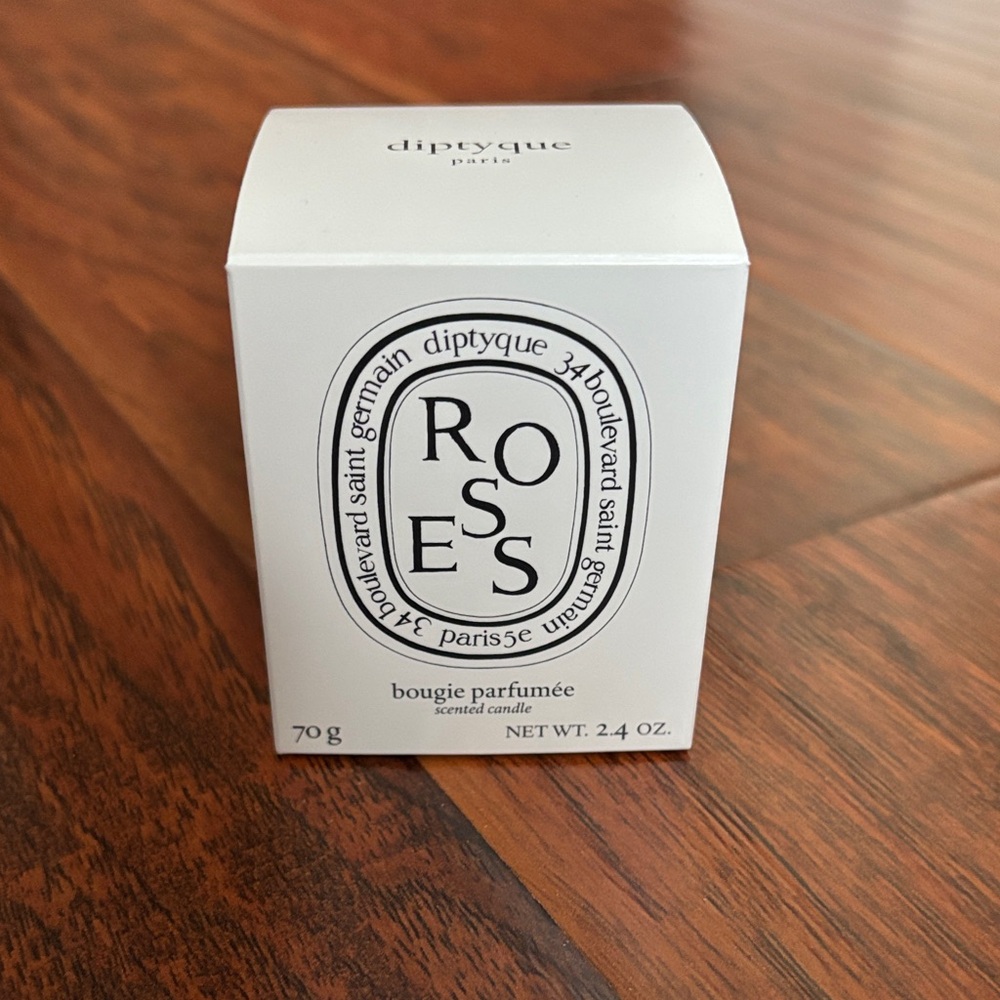 BNIB Diptyque Roses Candle 70g 2.4oz